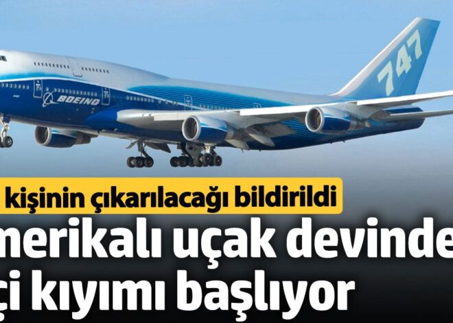 Amerikan uçak devinde işçi kıyımı başlıyor